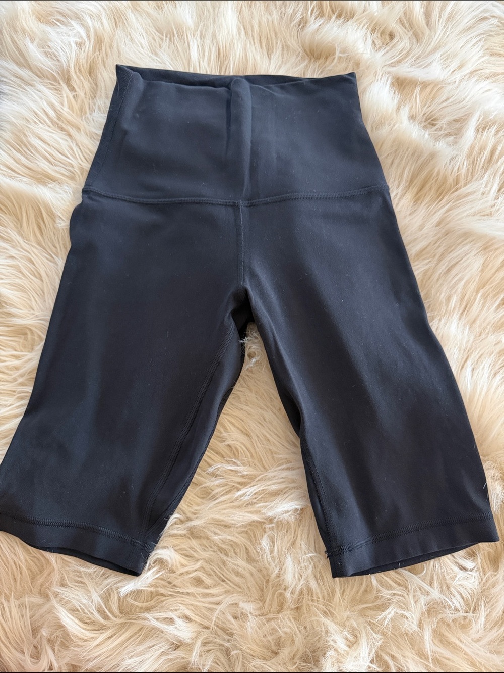 lululemon athletica Black High-Rise Bike Shorts